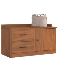 Banc de couloir SANDNES 87x40x50 cm bois de pin massif | Mobilier & Déco