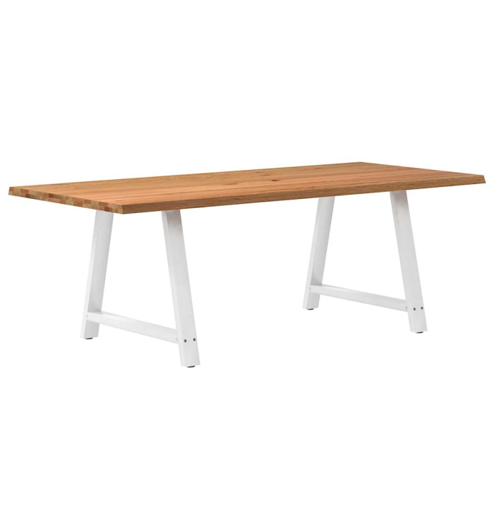 Table à manger et bord naturel bois massif chêne rectangulaire | Mobilier & Déco