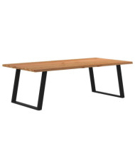 Table à manger et bord naturel bois massif chêne rectangulaire | Mobilier & Déco