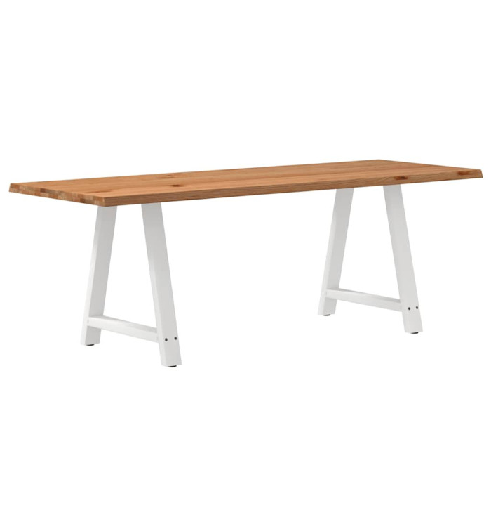 Table à manger et bord naturel bois massif chêne rectangulaire | Mobilier & Déco