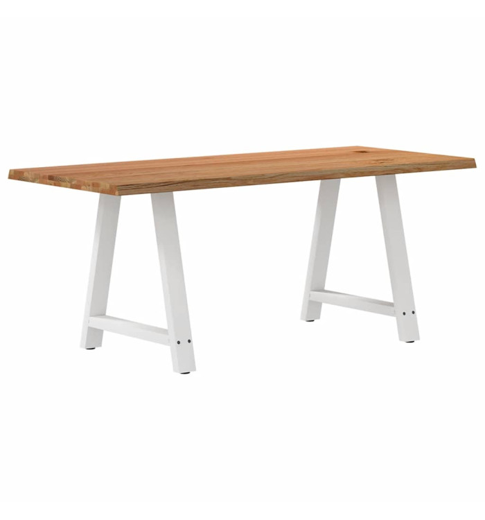Table à manger et bord naturel bois massif chêne rectangulaire | Mobilier & Déco