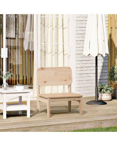 Chaise de jardin 60x52,5x72 cm bois de pin massif | Mobilier & Déco