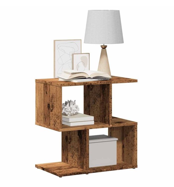 Table de chevet vieux bois 50x30x51,5 cm bois d'ingénierie | Mobilier & Déco