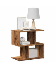 Table de chevet vieux bois 50x30x51,5 cm bois d'ingénierie | Mobilier & Déco