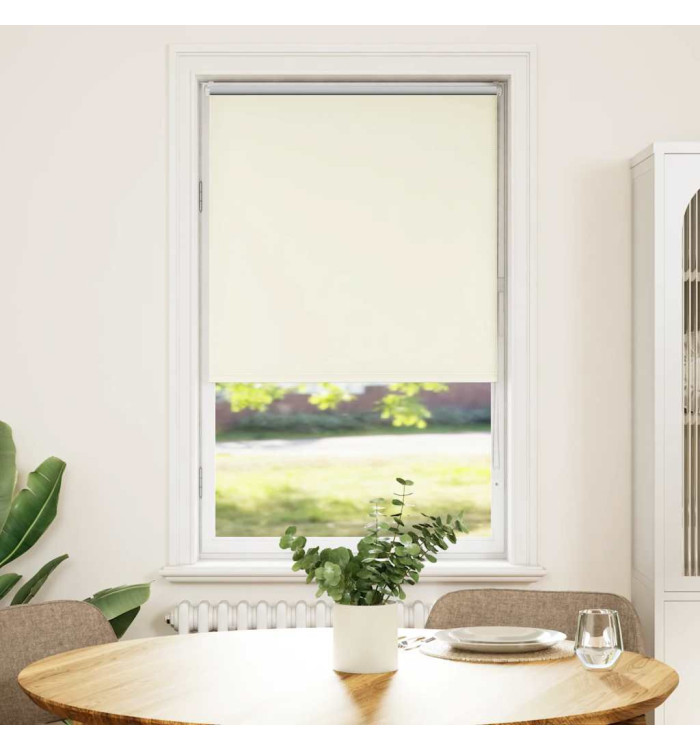Store enrouleur occultant blanc cassé 70x130cm largeur du tissu | Mobilier & Déco