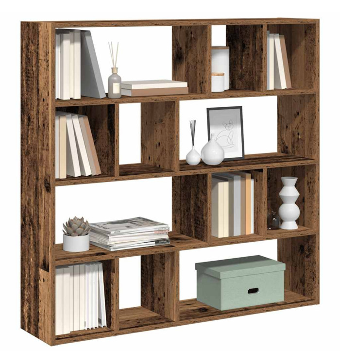 Bibliothèque/Séparateur de pièce vieux bois 105x24x102 cm | Mobilier & Déco