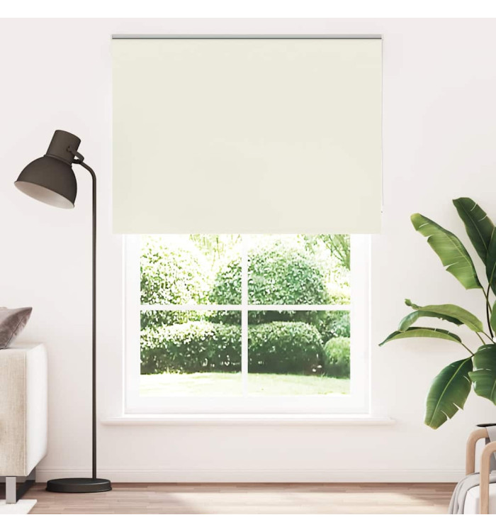 Store enrouleur occultant blanc cassé 155x230 cm largeur tissu | Mobilier & Déco