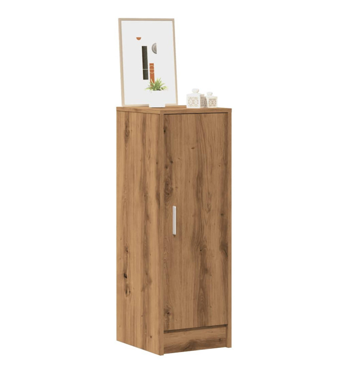 Armoire à chaussures chêne artisanal 32x35x92cm bois ingénierie | Mobilier & Déco