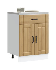Armoire de cuisine Lucca chêne artisanal bois ingénierie | Mobilier & Déco
