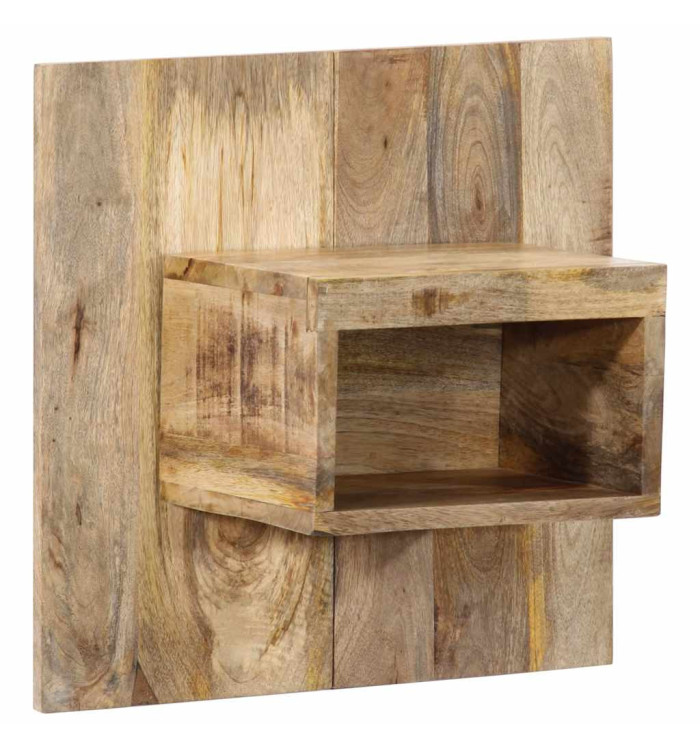 Table de chevet 50x27x50 cm bois massif de manguier brut | Mobilier & Déco