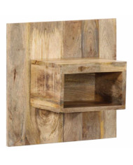 Table de chevet 50x27x50 cm bois massif de manguier brut | Mobilier & Déco