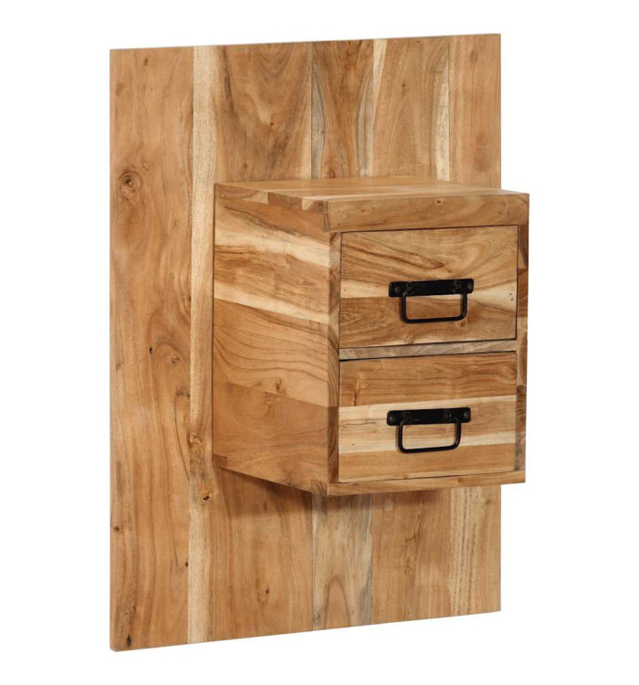 Table de chevet 60x32x80 cm bois d'acacia solide | Mobilier & Déco
