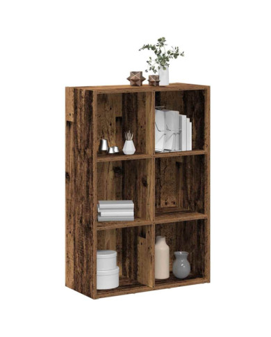 Bibliothèque/Buffet vieux bois 66x30x98 cm bois d'ingénierie | Mobilier & Déco