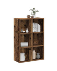 Bibliothèque/Buffet vieux bois 66x30x98 cm bois d'ingénierie | Mobilier & Déco