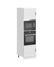 Armoires de four 2 pcs Kalmar blanc bois d'ingénierie | Mobilier & Déco