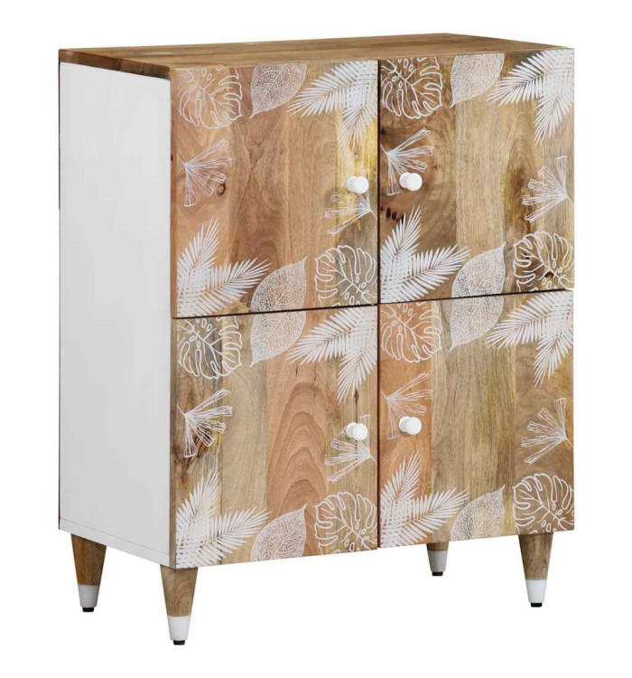Buffet 60x33,5x75 cm bois de manguier massif | Mobilier & Déco
