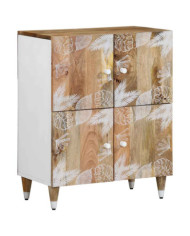 Buffet 60x33,5x75 cm bois de manguier massif | Mobilier & Déco