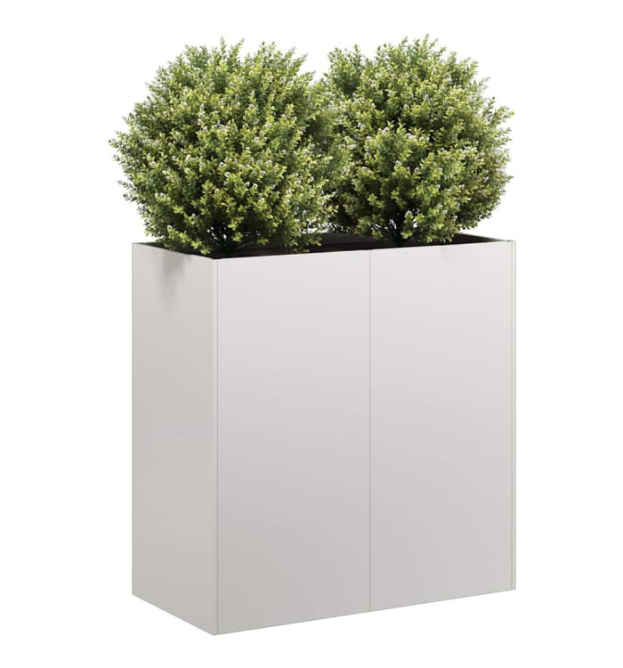 Jardinière 80x40x80 cm acier inoxydable | Mobilier & Déco