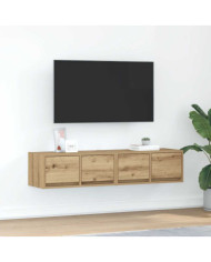 Meubles TV 2 pcs chêne artisanal 60x31x25,5cm bois d'ingénierie | Mobilier & Déco