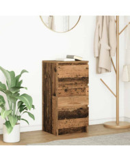Buffet vieux bois 37,5x35x76 cm bois d'ingénierie | Mobilier & Déco