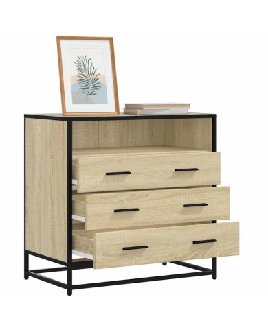 Commode chêne sonoma 70x41x70 cm bois d'ingénierie | Mobilier & Déco