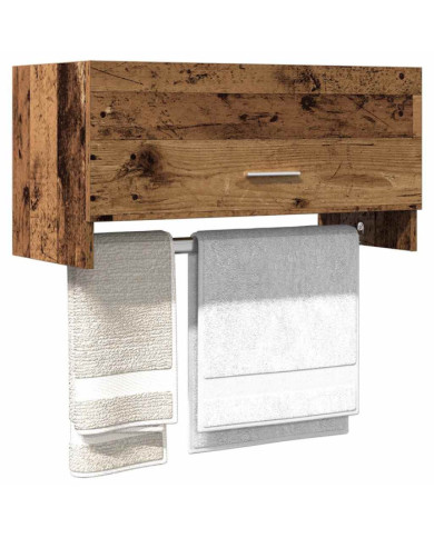 Garde-robe vieux bois 70x32,5x35 cm bois d'ingénierie | Mobilier & Déco