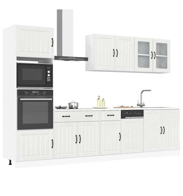 Ensemble d'armoires de cuisine 7 pcs Kalmar bois d'ingénierie | Mobilier & Déco