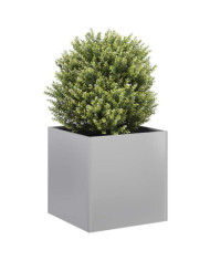 Jardinière 40x40x40 cm acier galvanisé | Mobilier & Déco