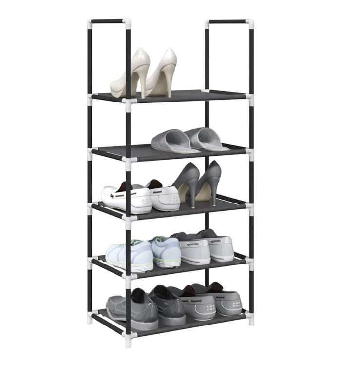 Étagère à chaussures 5 niveaux 44x28x94 cm tissu non-tissé | Mobilier & Déco