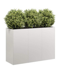 Jardinière 120x40x80 cm acier inoxydable | Mobilier & Déco