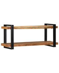 Étagère murale 110x33x45 cm bois massif d'acacia | Mobilier & Déco
