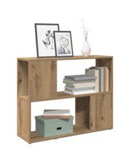 Bibliothèque/Séparateur de pièce chêne artisanal 80x24x63 cm | Mobilier & Déco