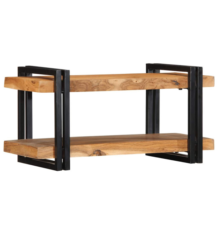 Étagère murale 70x33x35 cm bois massif d'acacia | Mobilier & Déco
