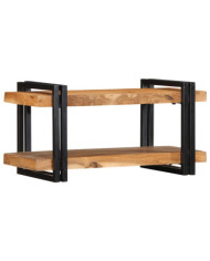 Étagère murale 70x33x35 cm bois massif d'acacia | Mobilier & Déco