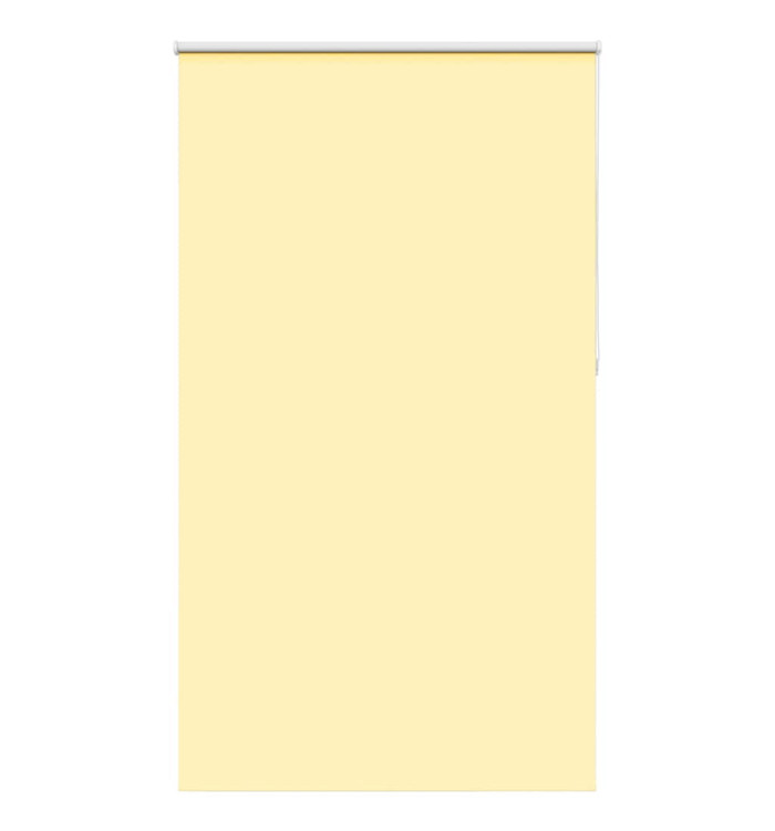Store enrouleur occultant jaune largeur du tissu 136,6 cm | Mobilier & Déco