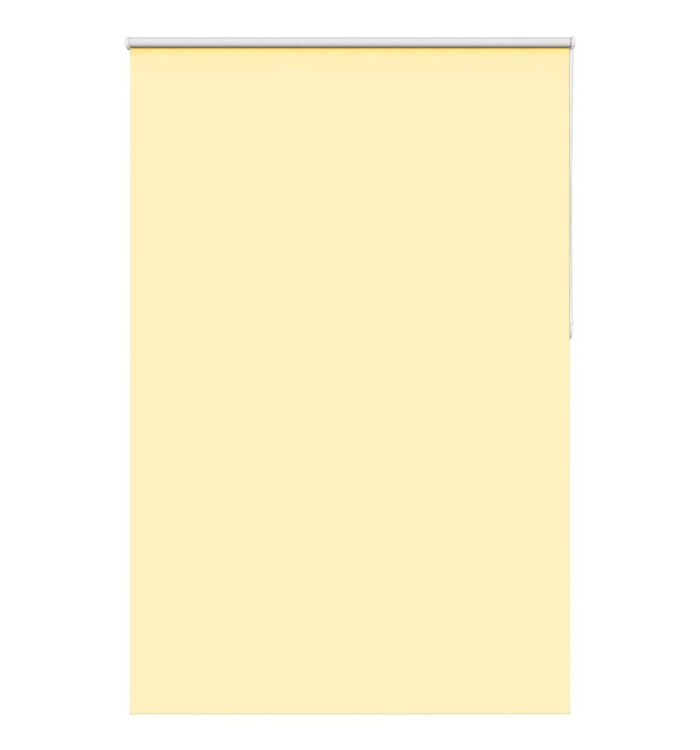 Store enrouleur occultant jaune largeur du tissu 146,6 cm | Mobilier & Déco
