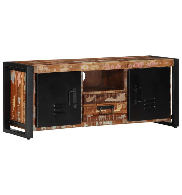 Meuble TV 100x30x40 cm Bois de récupération solide | Mobilier & Déco
