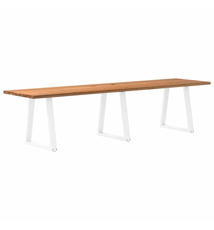 Table à manger marron clair 320x80x74 cm rectangulaire | Mobilier & Déco