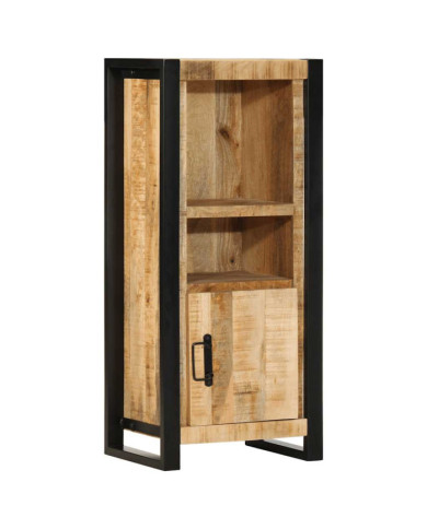 Armoire de salle de bain 40x30x90 cm bois manguier massif brut | Mobilier & Déco