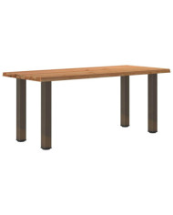 Table à manger et bord naturel bois massif chêne rectangulaire | Mobilier & Déco