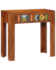 Table console 80x35x75 cm bois massif d'acacia | Mobilier & Déco