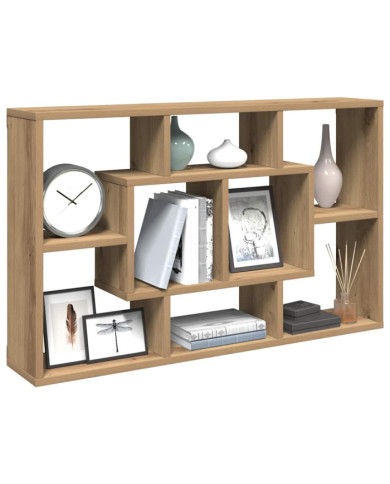 Étagère murale chêne artisanal 85x16x52,5 cm bois d'ingénierie | Mobilier & Déco