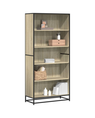 Bibliothèque chêne sonoma 80,5x35x170,5 cm bois d'ingénierie | Mobilier & Déco