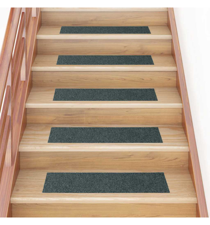 Tapis d'escalier auto-adhésifs 30 pcs vert 76x20 cm | Mobilier & Déco