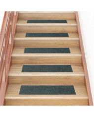 Tapis d'escalier auto-adhésifs 30 pcs vert 76x20 cm | Mobilier & Déco