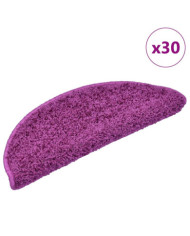 Tapis d'escalier 30 pcs violet 65x21x4 cm | Mobilier & Déco