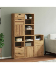 Armoires latérales 5 pcs ODDA 40x24x79 cm bois massif pin | Mobilier & Déco