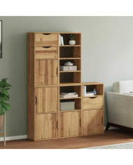 Armoires latérales 5 pcs ODDA 40x24x79 cm bois massif pin | Mobilier & Déco
