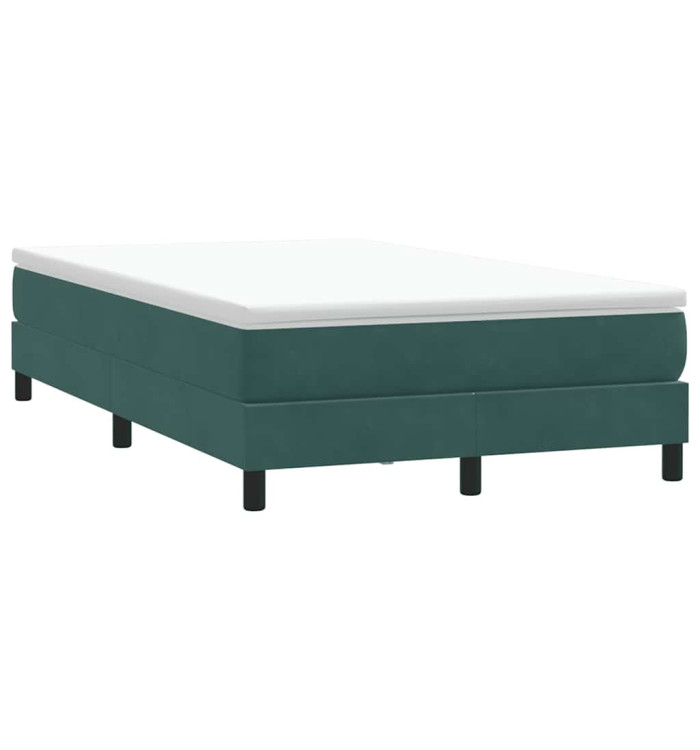 Sommier à lattes de lit sans matelas vert foncé 120x210 cm | Mobilier & Déco