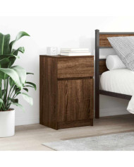 Table de chevet Chêne marron 39x35x65 cm Bois d'ingénierie | Mobilier & Déco